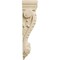 Ekena Millwork 4 1/2"W x 2 3/4"D x 10"H Small Farmingdale Acanthus Pilaster Corbel, Rubberwood COR04X02X10FRRW - alternate 4